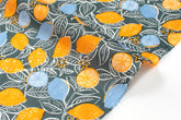 DEADSTOCK Japanese Fabric Lemons - green - 50cm